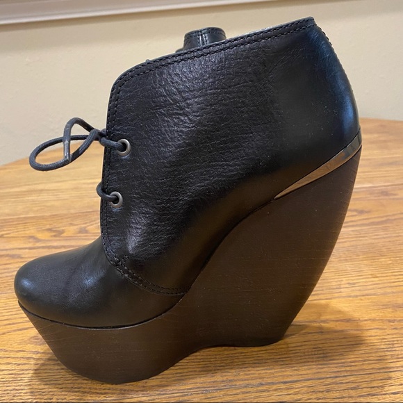 Lanvin size 9 platform boots.